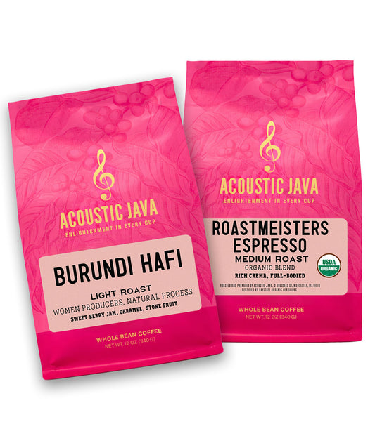 Burundi Hafi + Roastmeisters Espresso Bundle